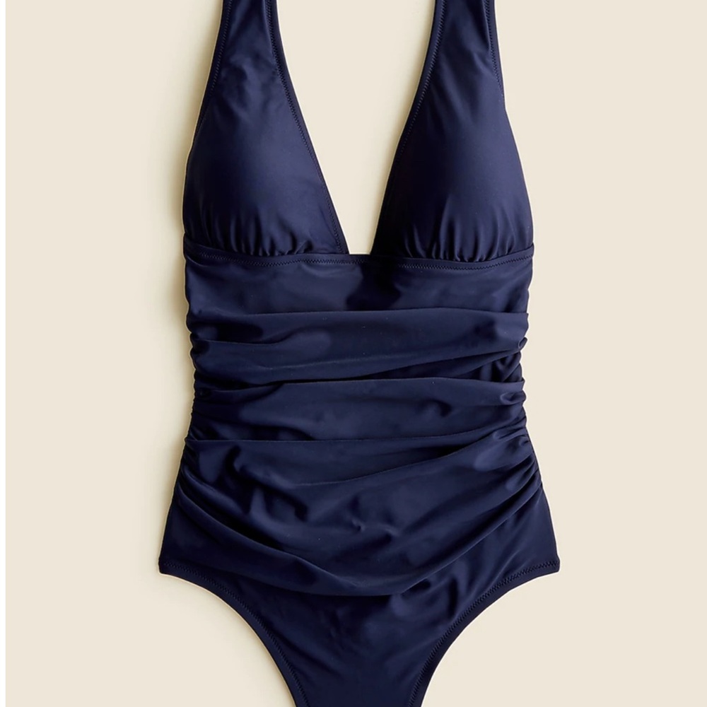 J. Crew Navy One Piece Swimsuit